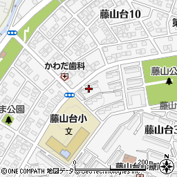 愛知県春日井市藤山台周辺の地図