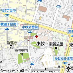愛知県小牧市北外山入鹿新田4周辺の地図