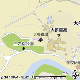大多喜城周辺の地図