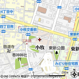 愛知県小牧市北外山入鹿新田9周辺の地図