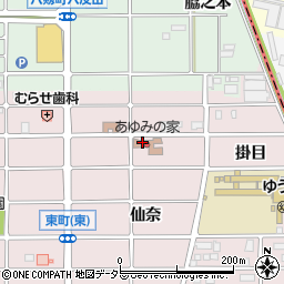 岩倉市立　仙奈保育園周辺の地図