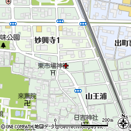 愛知県一宮市大和町妙興寺山王浦19周辺の地図