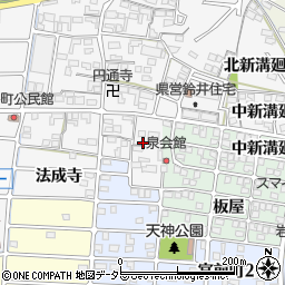 愛知県岩倉市鈴井町蔵前75周辺の地図