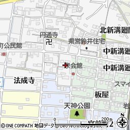 愛知県岩倉市鈴井町蔵前74周辺の地図