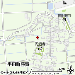 岐阜県海津市平田町勝賀1474周辺の地図