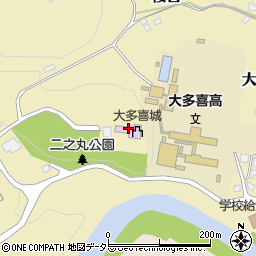 千葉県立中央博物館大多喜城分館周辺の地図