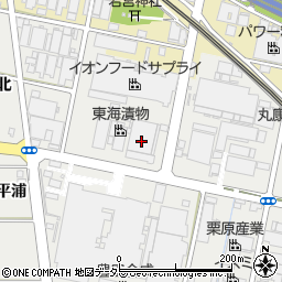 愛知県一宮市明地南茱之木25-2周辺の地図