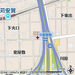 愛知県一宮市大和町苅安賀東更屋敷周辺の地図