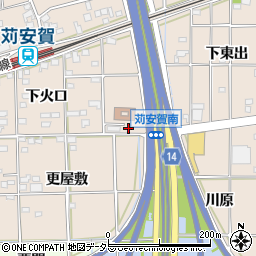 愛知県一宮市大和町苅安賀（東更屋敷）周辺の地図