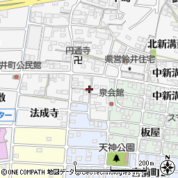 愛知県岩倉市鈴井町蔵前70周辺の地図