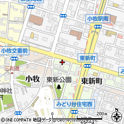愛知県小牧市東新町112周辺の地図