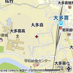 千葉県夷隅郡大多喜町大多喜384周辺の地図