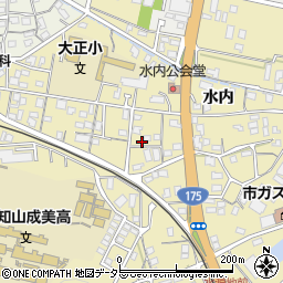 京都府福知山市水内周辺の地図