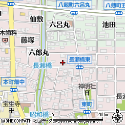 愛知県岩倉市東町東市場屋敷232周辺の地図