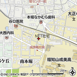 京都府福知山市南本堀1363周辺の地図