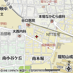 京都府福知山市南本堀1279周辺の地図