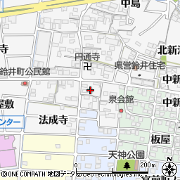 愛知県岩倉市鈴井町蔵前68周辺の地図