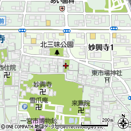 北浦神社周辺の地図