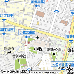 愛知県小牧市北外山入鹿新田3周辺の地図