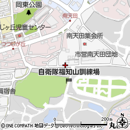 京都府福知山市南天田町周辺の地図