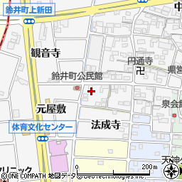 愛知県岩倉市鈴井町蔵前24周辺の地図