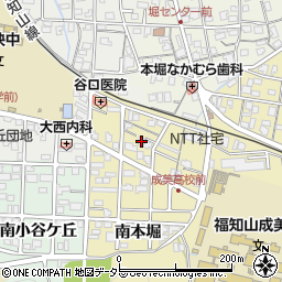 京都府福知山市南本堀1271周辺の地図