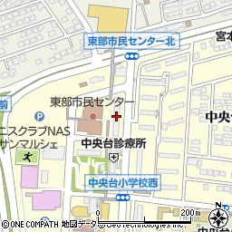 ＵＲ都市機構中央台団地２２６棟周辺の地図