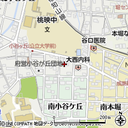 京都府福知山市東小谷ケ丘周辺の地図