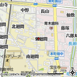 愛知県岩倉市本町東廻間周辺の地図