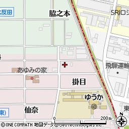 愛知県岩倉市東町掛目196周辺の地図