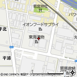 愛知県一宮市明地南茱之木25周辺の地図