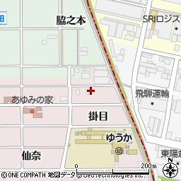 愛知県岩倉市東町掛目198周辺の地図