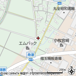 愛知県小牧市舟津616周辺の地図