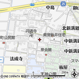 愛知県岩倉市鈴井町蔵前59周辺の地図