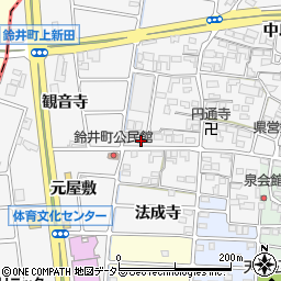 愛知県岩倉市鈴井町蔵前20周辺の地図
