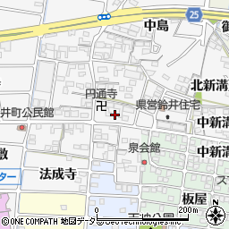 愛知県岩倉市鈴井町蔵前61周辺の地図