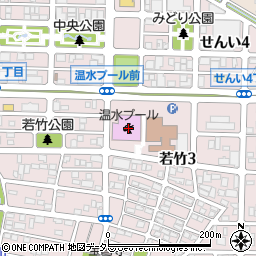 一宮市温水プール周辺の地図