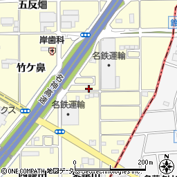 愛知県一宮市千秋町町屋西野5周辺の地図