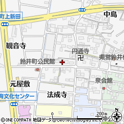 愛知県岩倉市鈴井町蔵前43周辺の地図