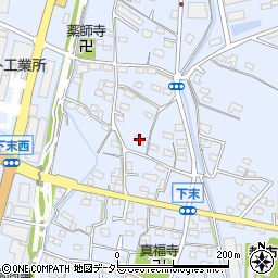 愛知県小牧市下末1301周辺の地図