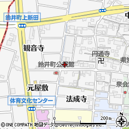 愛知県岩倉市鈴井町蔵前24-3周辺の地図