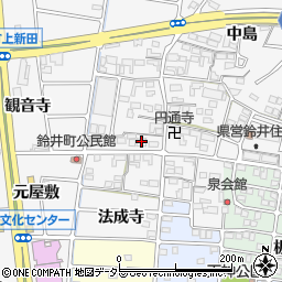 シャトー岩倉周辺の地図