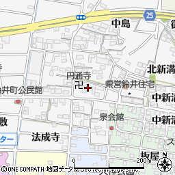 愛知県岩倉市鈴井町蔵前62周辺の地図