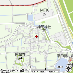 岐阜県海津市平田町勝賀1330-1周辺の地図