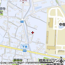愛知県小牧市下末1337周辺の地図