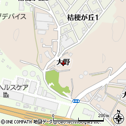京都府福知山市大野周辺の地図