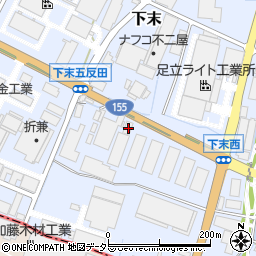 愛知県小牧市下末727周辺の地図