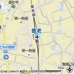 岐阜近鉄タクシー株式会社養老営業所周辺の地図