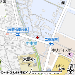 愛知県小牧市二重堀1536周辺の地図