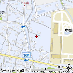 愛知県小牧市下末1368周辺の地図